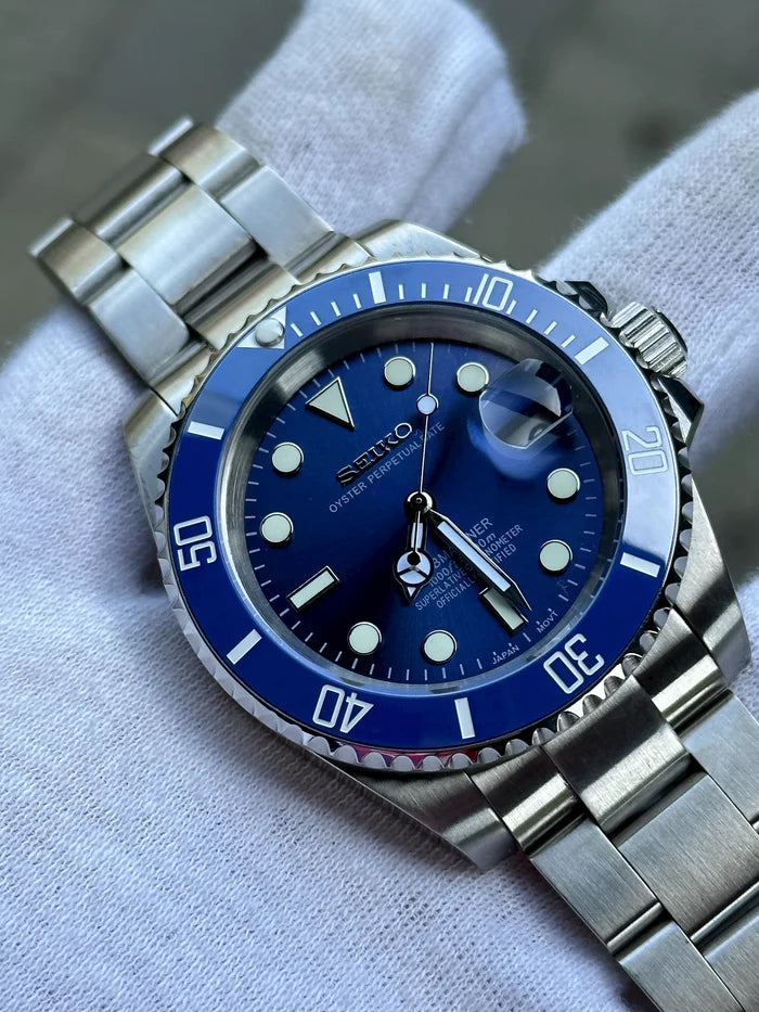 Blue Submariner Watch Mod