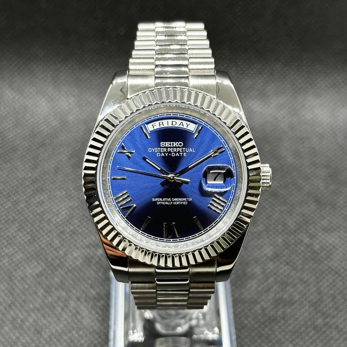 Blue Day Date Watch