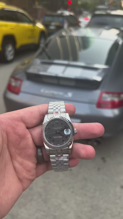 Grey Arabic Watch
