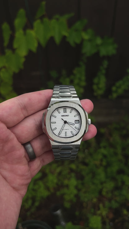 White Nautilus Watch Mod